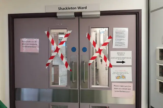 Doors to Shackleton Ward