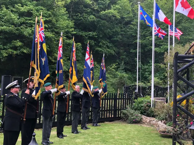 shanklin chine d-day commemorations - adrian searle