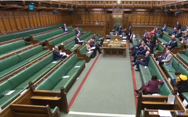 House of Commons almost empty during debate