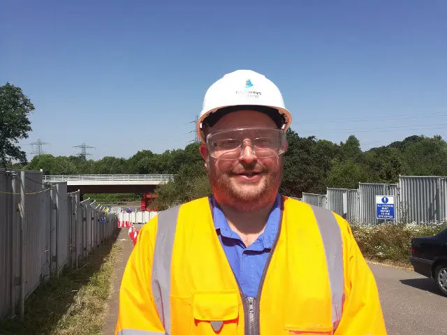 Andrew Winson, project manager for Highways England