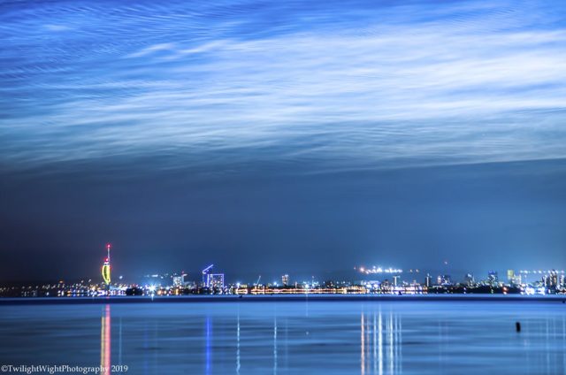 Noctilucent clouds by Margaret Smith Twilight Wight Photography