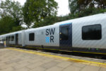 SWR train at a platform