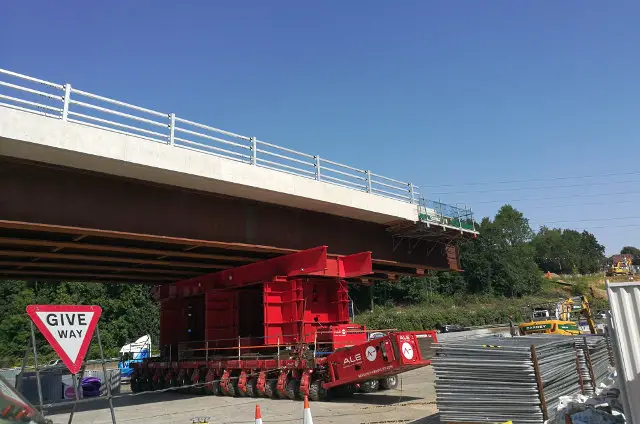 New M27 bridge