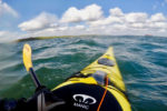 Tim Wiggins kayaking around the Isle of Wight