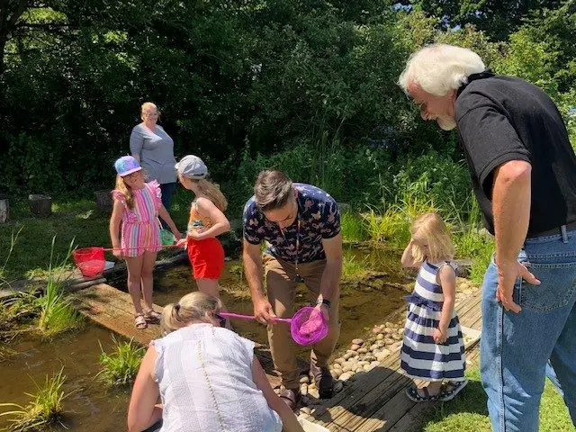 Pond-dipping at Naturezones