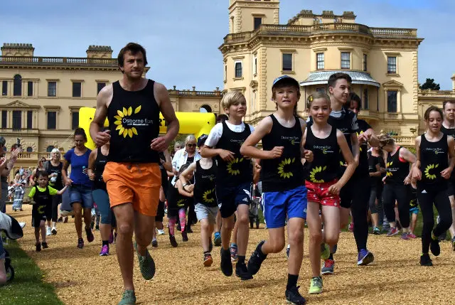 People taking part in the Osborne Run