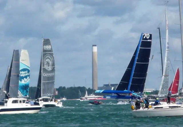 Rolex Fastnet yachts on the Solent