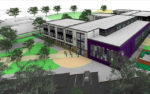 Artist impression of christ the king college
