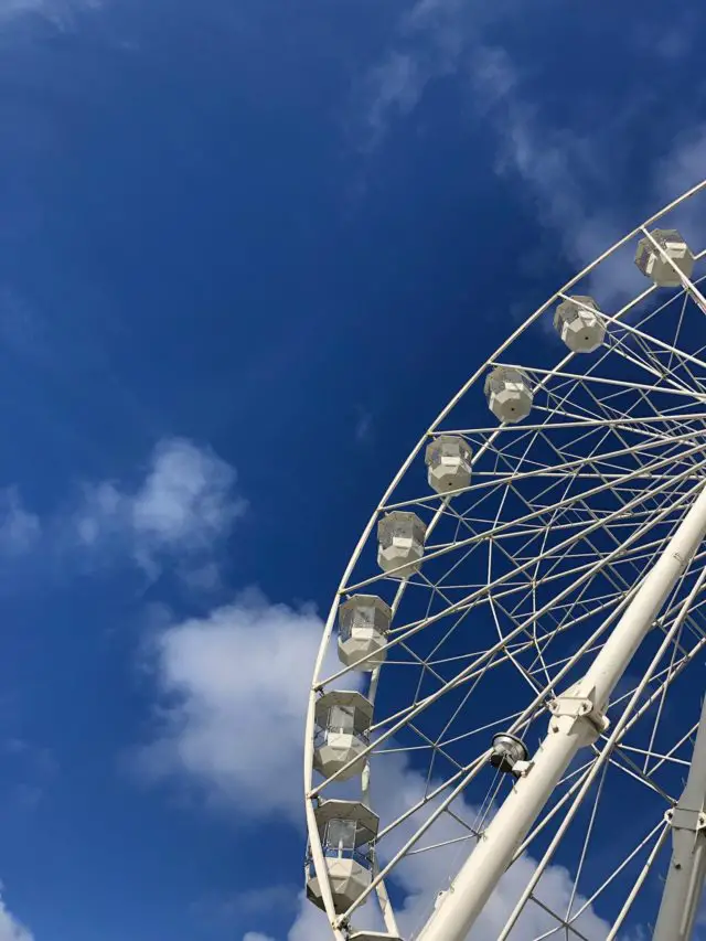 The big wheel at Isle of Wight festival