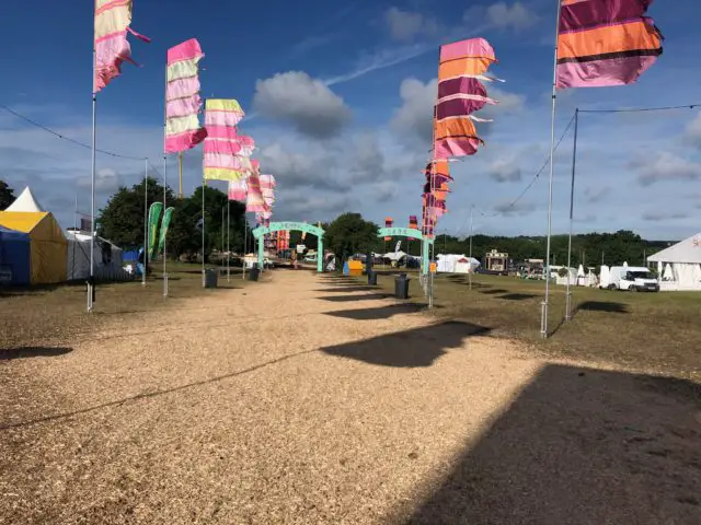 Look no mud at Isle of Wight festival