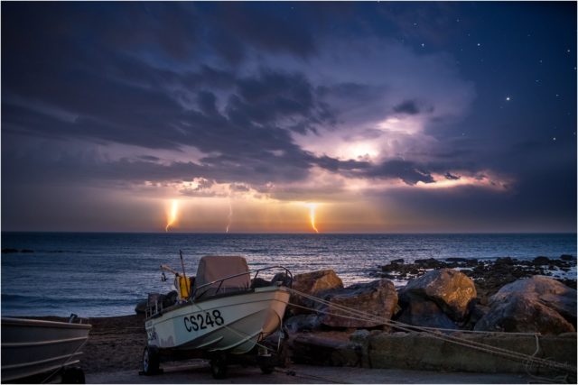 Lightning storm by Jamie Russell Island Visions Photography