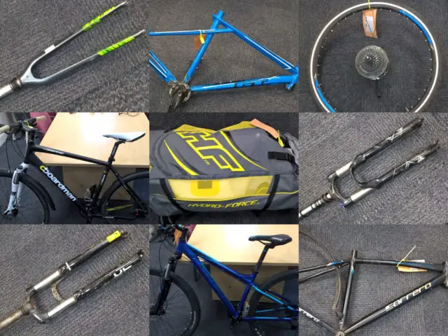 Stolen items recovered by police 