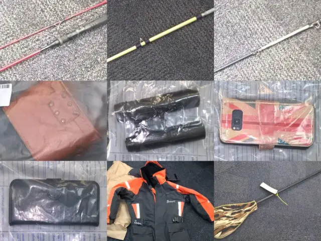 Stolen items recovered by police 