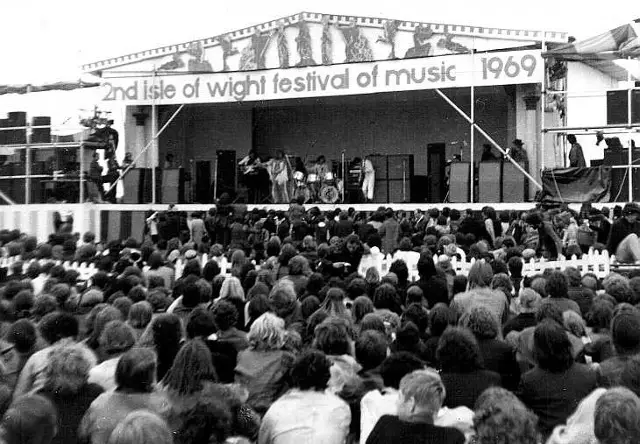 1969 Isle of Wight Festival Stage