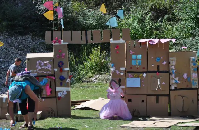 Cardboard Castle at The Faerie Festival 2018