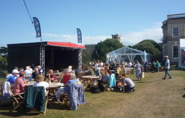 On the Northwood House lawn during Cowes Week 2019
