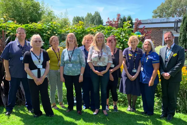 end of life care team and mountbatten volunteers