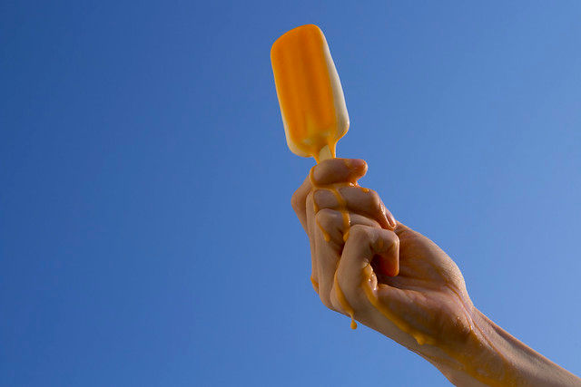 melting ice lolly