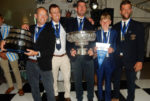 Ryde rowing team with trophy