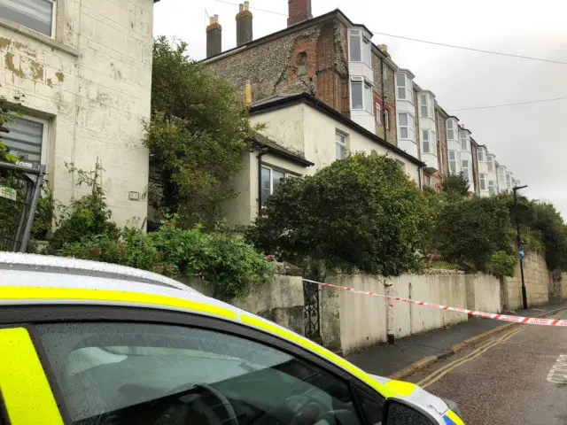 The affected property on Blendworth Terrace