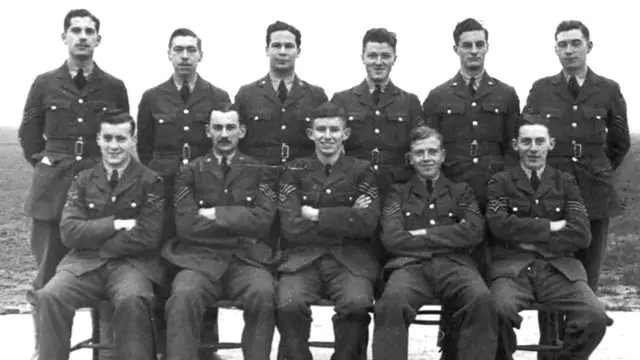 Sgt Keatinge Haire in RAF group (front centre)