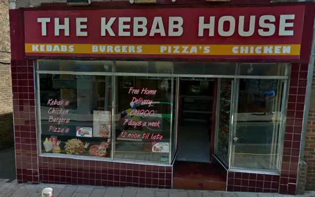 exterior of the Kebab house in ryde