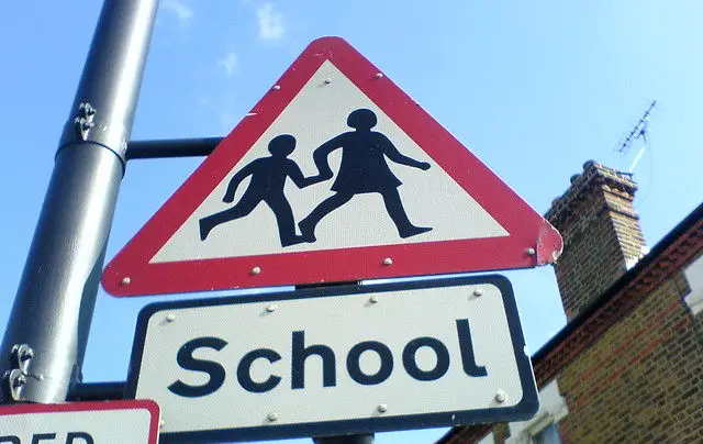 school crossing sign