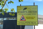 st marys roadworks sign