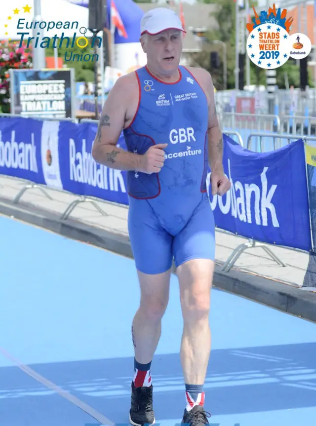Glyn Jenkins at the World Standard Distance Triathlon Championships
