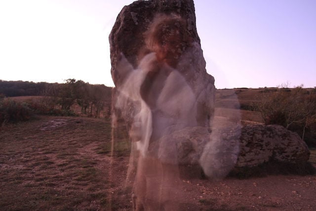 ghost sighting at Mottistone Long Stone Site