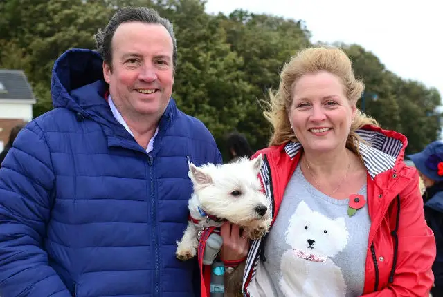 wendy and michael murwill at puppy protest