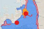 Close up map of the clean air zone