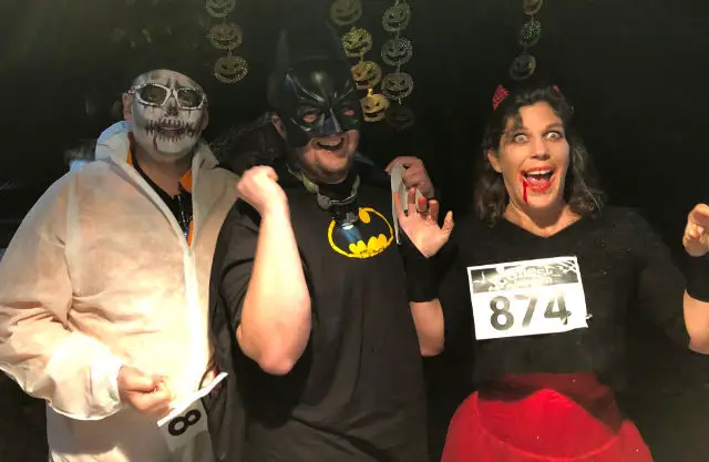 Runners taking part in 2019 Ghost Runner event