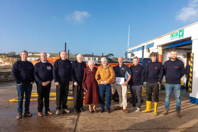 The award winners at Freshwater Independent Lifeboat