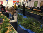 Green Garland wreath making at Ryde Library with Ryde Arts