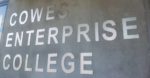 cowes enterprise college sign