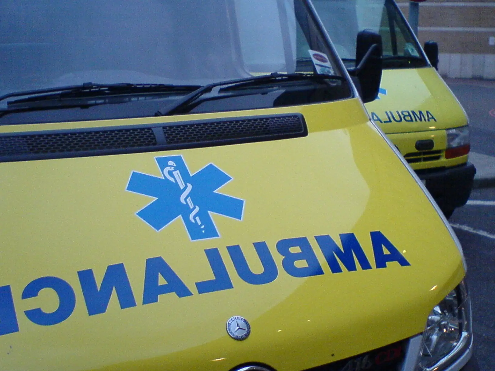 front of ambulance