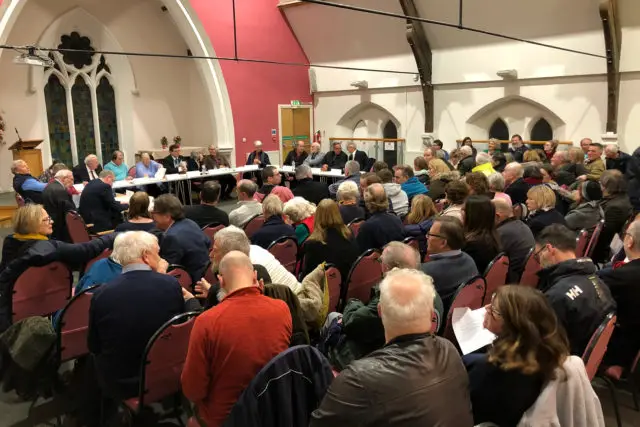 Packed house for the Ryde Town Council meeting