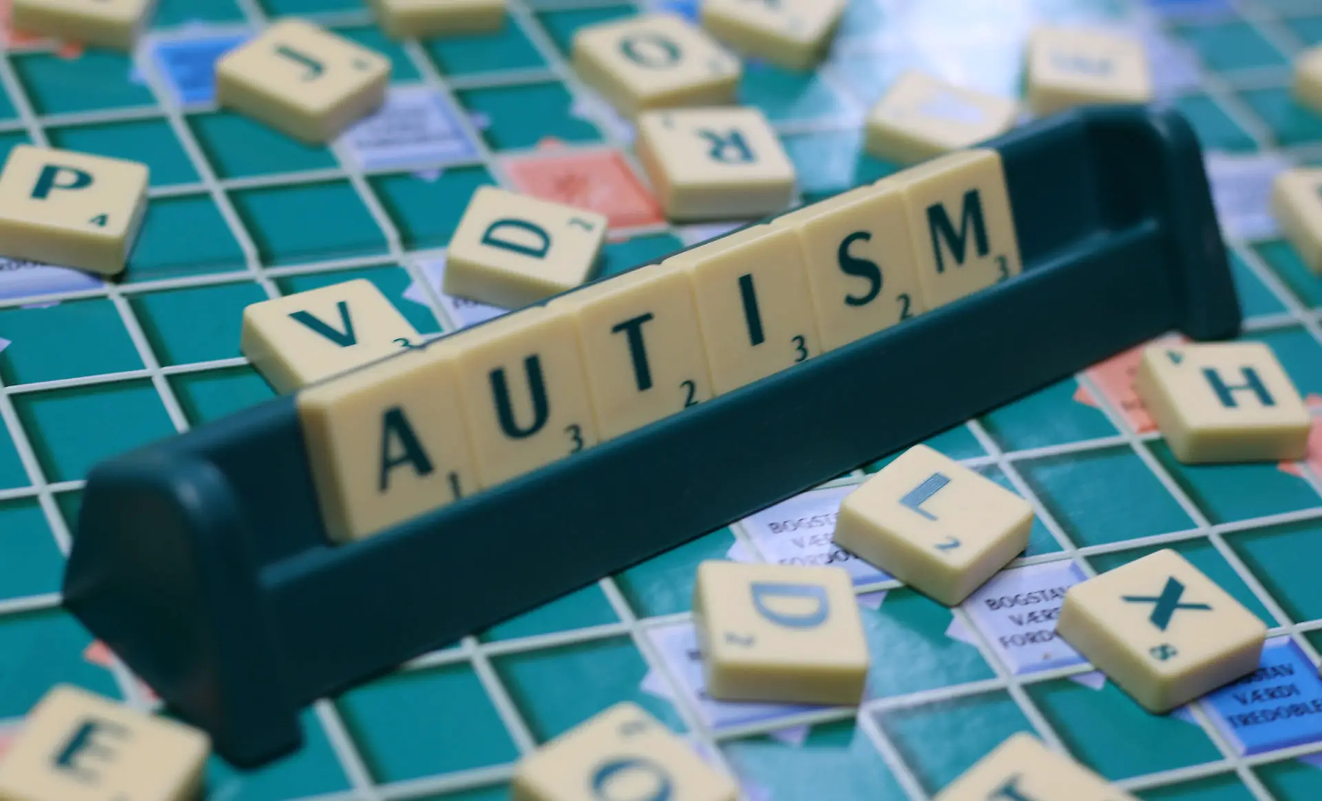 autism on scrabble board