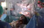 dagmar turner playing the violin during brain surgery