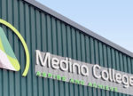 medina college sign