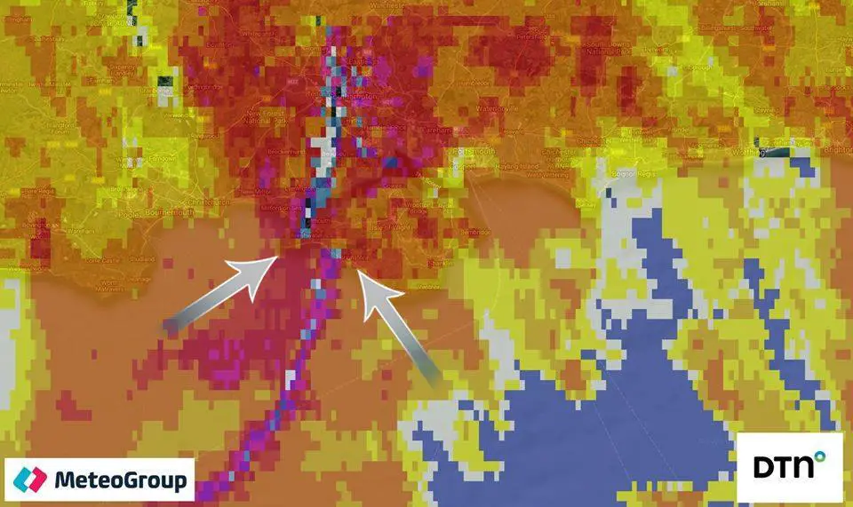 meteogroup radar image of tornado