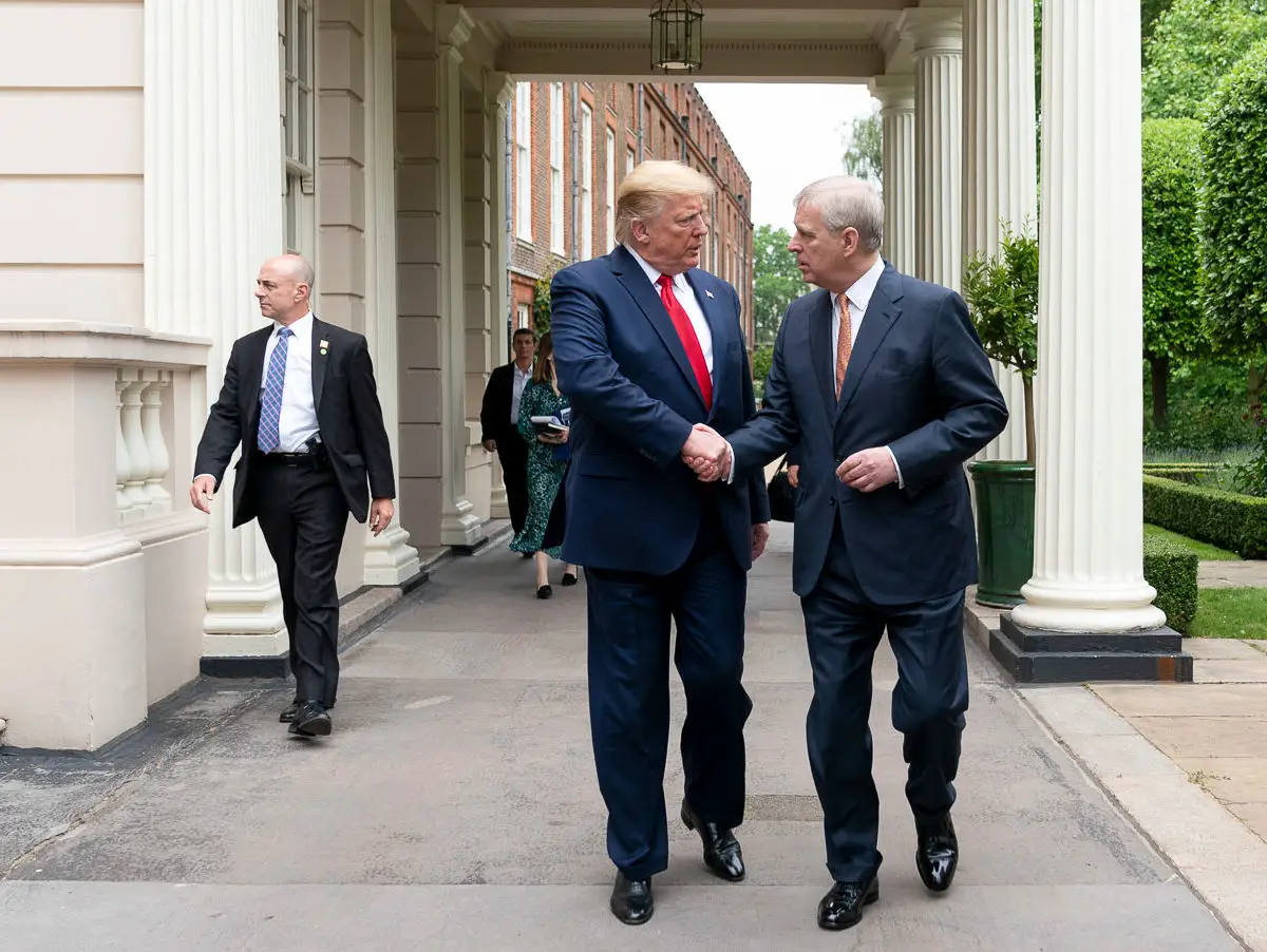 prince andrew and president trump