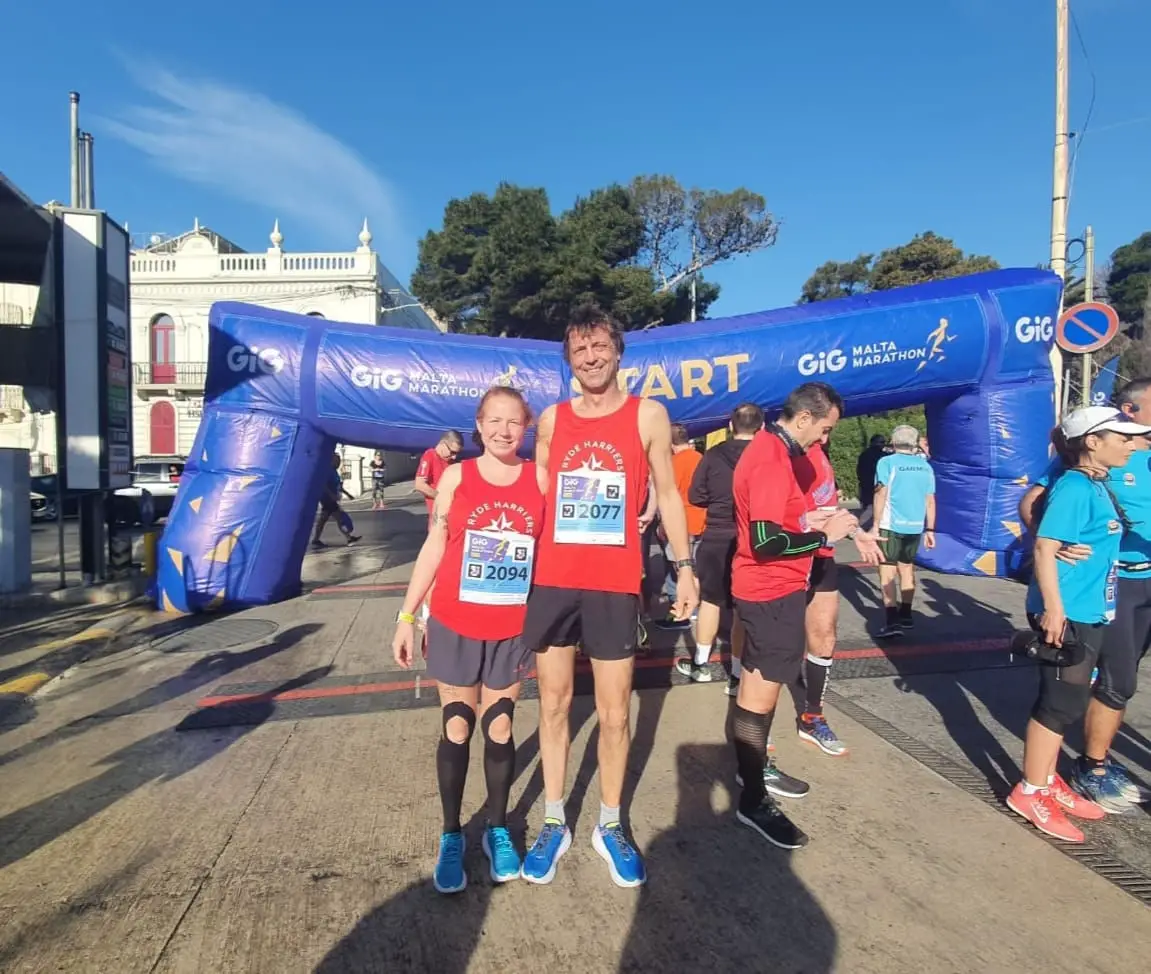 Malta Half race- Peter and Jodie Willmott