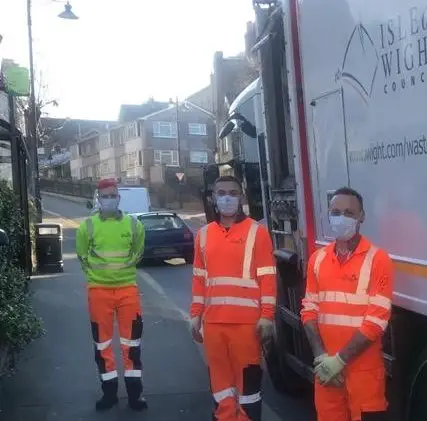 Refuse collection crew