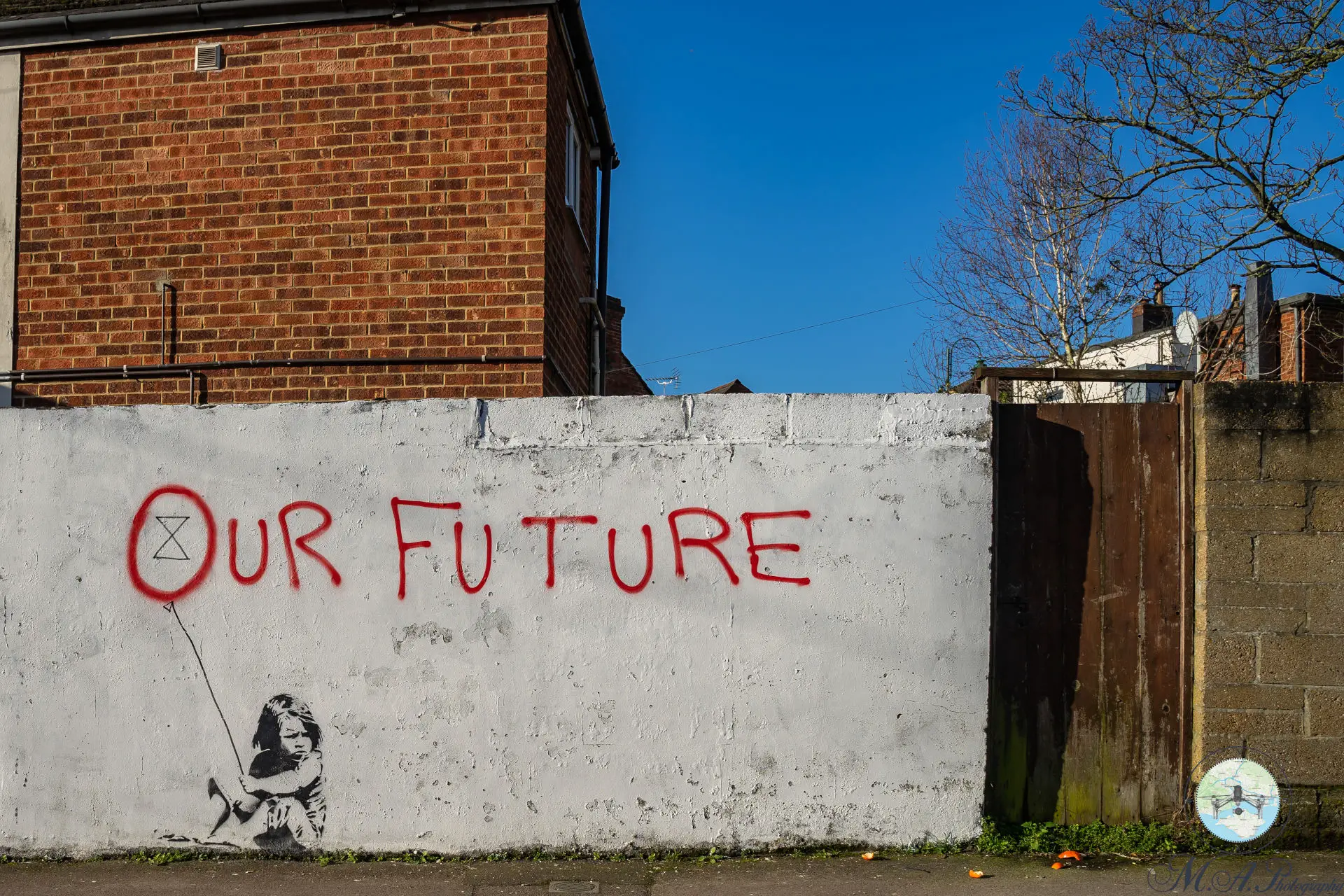 banksy's our future mural
