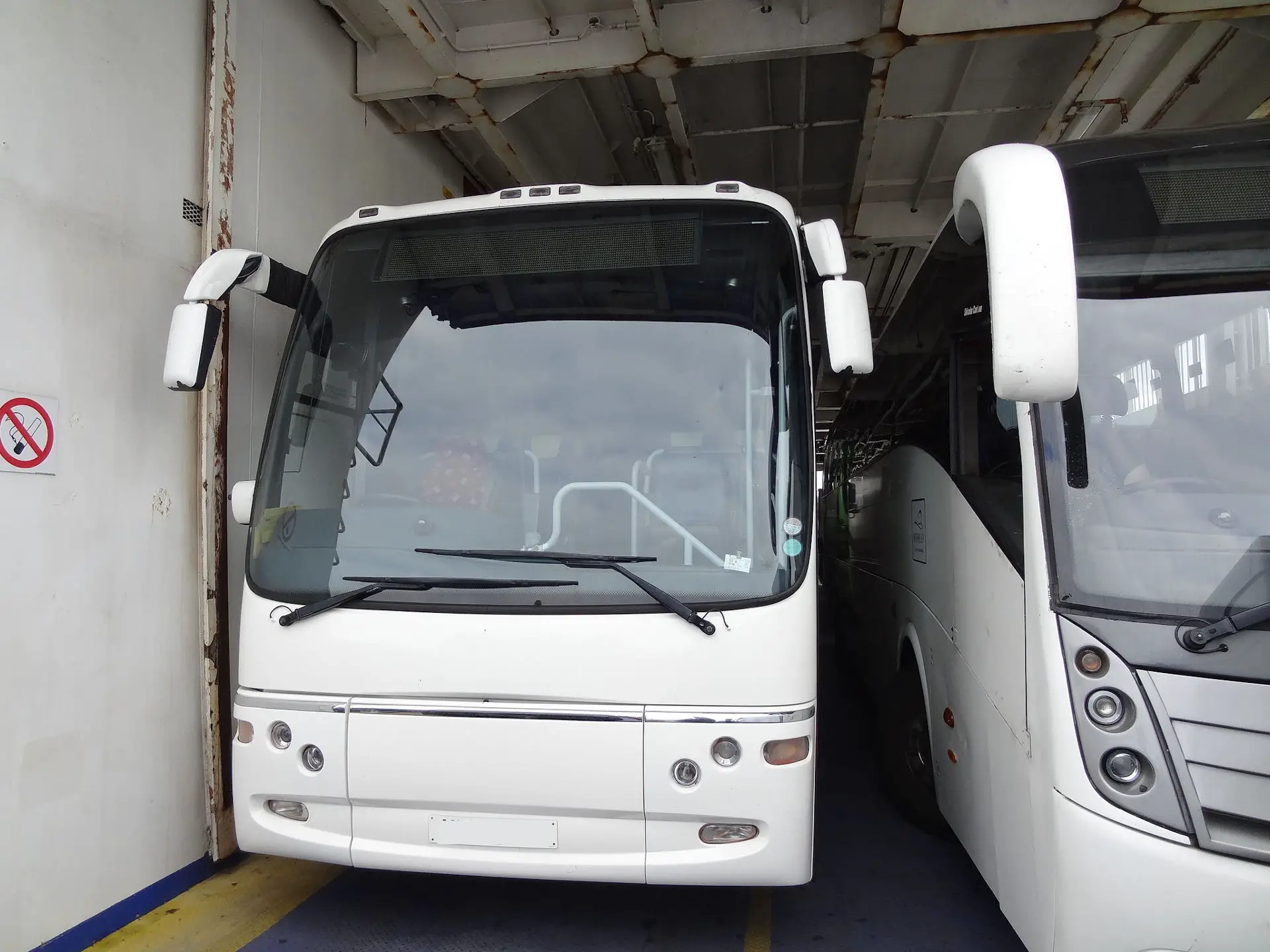 coaches on ferry