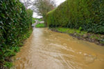 Flooding on Isle of Wight roads by Jamie Russell of IW Met Service