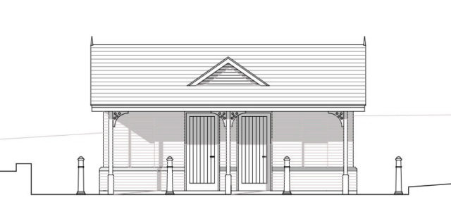 Drawing of the proposed Ventnor toilets