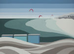 Kitesurfers at silversands by Sue Whitmarsh